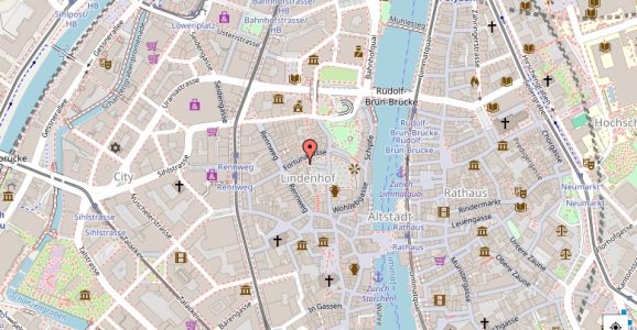 Karte Quartier Lindenhof